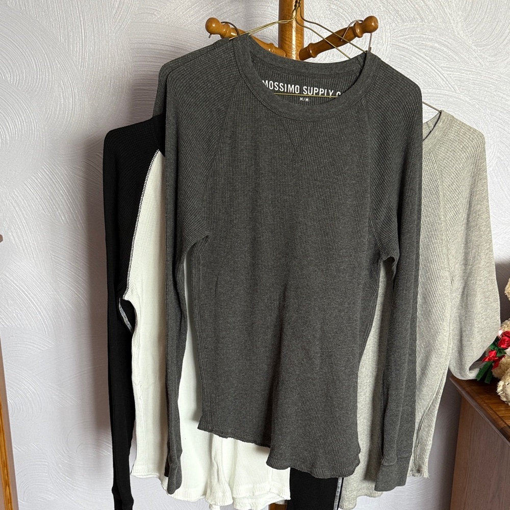 Four Long Sleeve Thermal Shirts